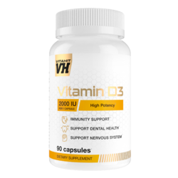 Vitamin D3 2000 IU (90 капсул)