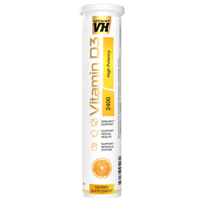 Vitamin D3 2400 IU (20 шипучих таблеток)